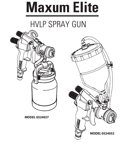 Maxum Elite HVLP SPRAY GUN